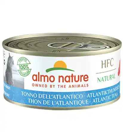 Heißes Angebot Sparpaket 6 x 150 g Almo Nature HFC Natural Atlantikthunfisch Katzen Nassfutter