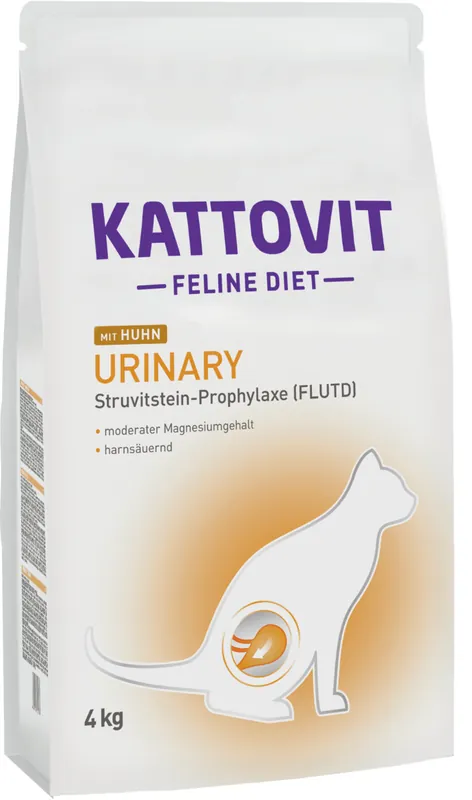 Sparpaket 2 x 4 kg Kattovit Urinary mit Huhn Katzen Trockenfutter Nur Heute