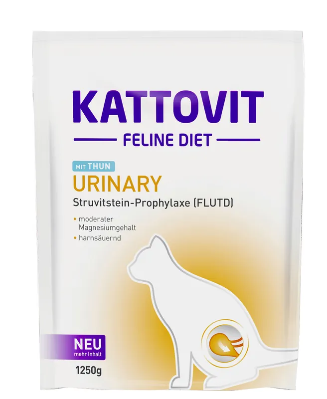Versand Am Gleichen Tag Sparpaket 2 x 1,25 kg Kattovit Urinary mit Thun Katzen Trockenfutter