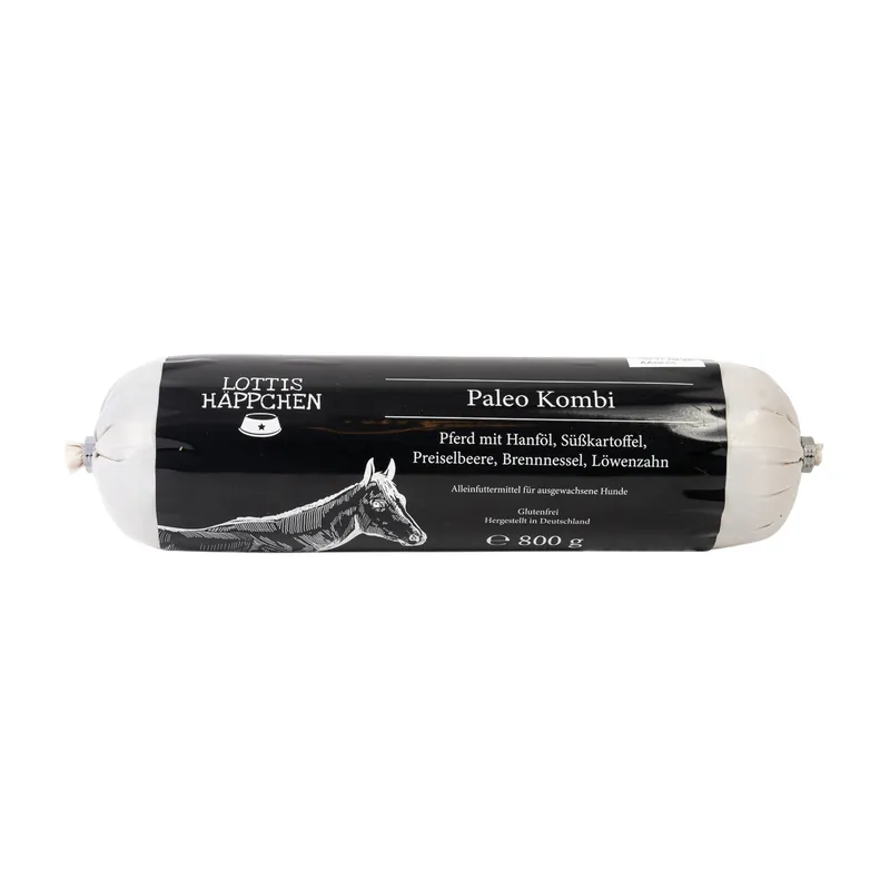 Sale Sparpaket 6 x 800 g Lottis Häppchen Paleo Kombi Hunde Nassfutter