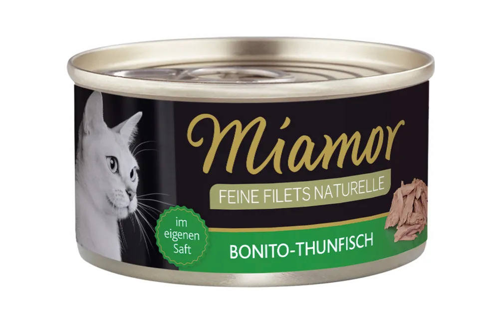 Sparpaket 24 x 80 g Miamor Feine Filets Naturell Bonito-Thunfisch Katzen Nassfutter Sofort Bestellen