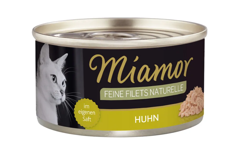 Sparpaket 48 x 80 g Miamor Feine Filets Naturell Huhn Katzen Nassfutter Nur Für Kurze Zeit