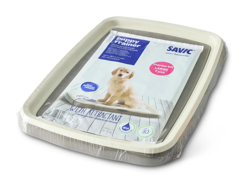 Preiswert Sparpaket 2 x Savic Puppy Trainer Starter Kit Hunde Hygienematte L