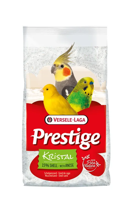 Sparpaket 2 x 25 kg Versele-Laga Prestige Kristal Muschelsand Vogelsand Meistverkauft