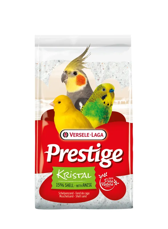 Sparpaket 2 x 5 kg Versele-Laga Prestige Kristal Muschelsand Vogelsand Echt