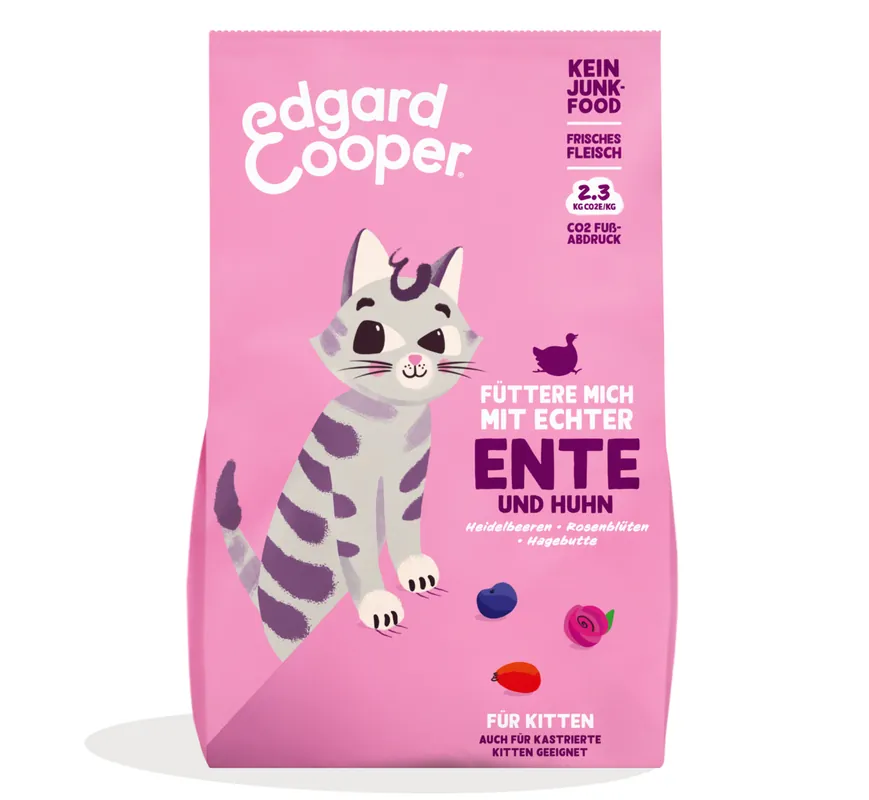 Edgard & Cooper Kitten Ente und Huhn 2 kg Sofort Bestellen