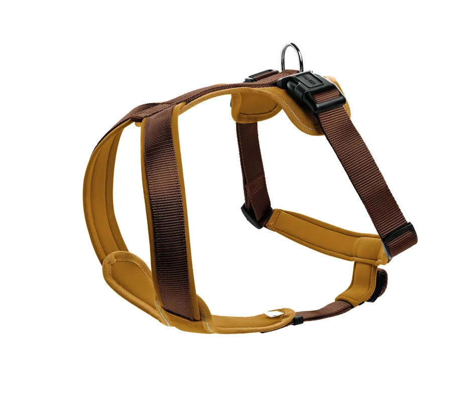 Neue Ware HUNTER Geschirr Neopren L 20 mm braun/caramel
