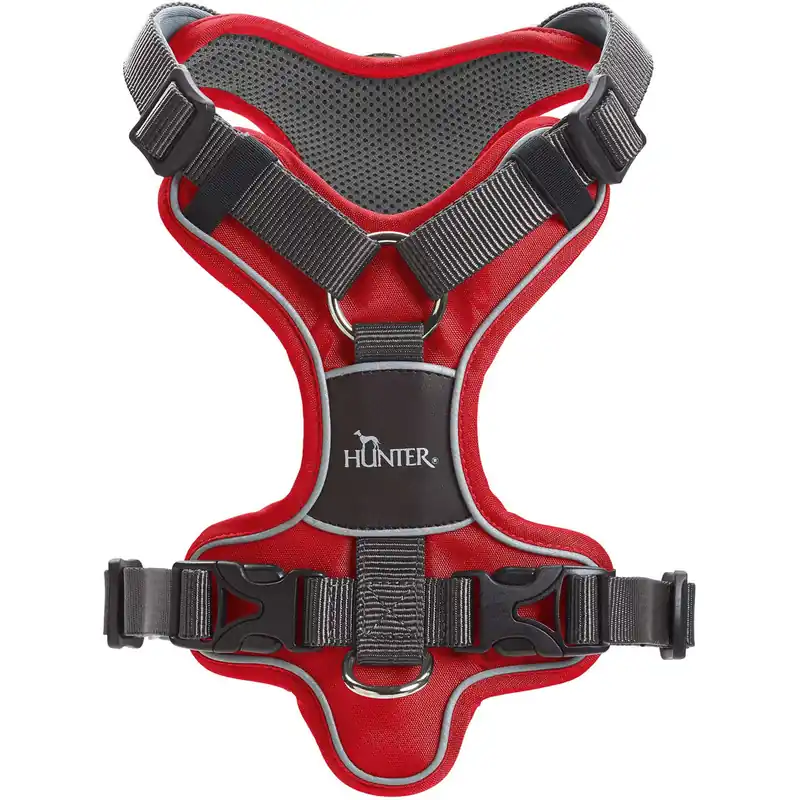 HUNTER Geschirr Divo XS rot/grau Sichere Zahlung