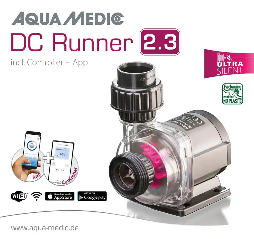 Solange Der Vorrat Reicht AQUA MEDIC DC Runner 2.3 Universalpumpe