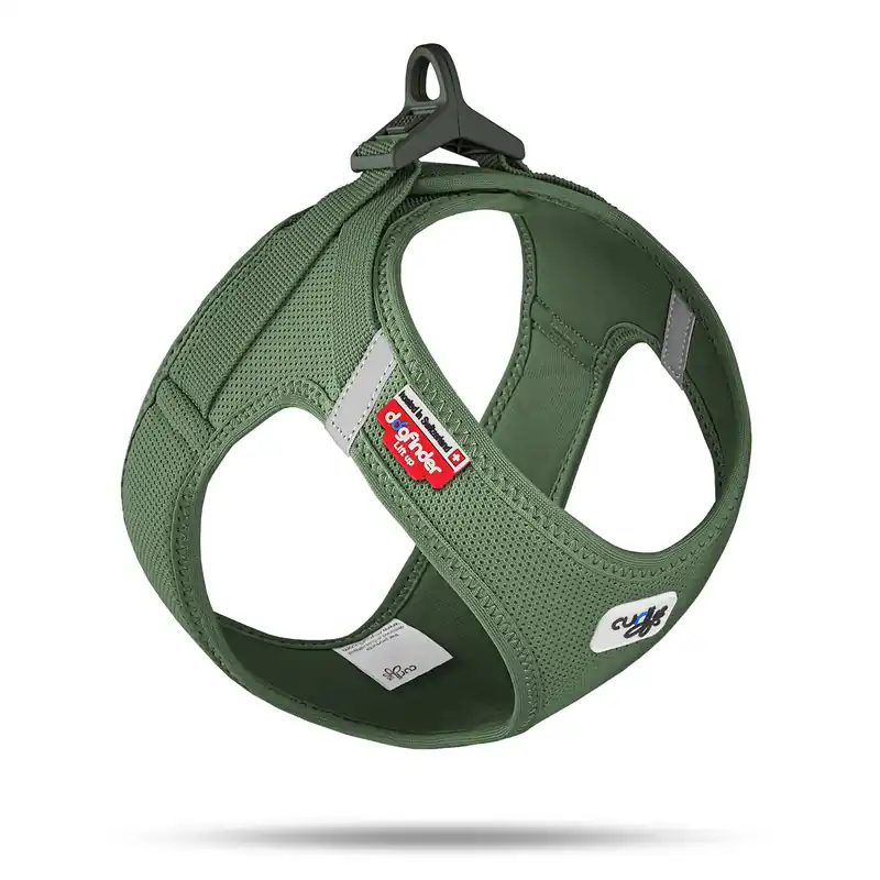 Bestpreis curli Clasp AirMesh Geschirr L moss