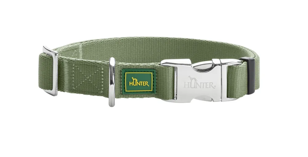 HUNTER Halsband Inari Large 40 - 55 Centimeter lindgrün Hundehalsband Kracherpreis