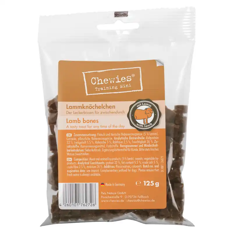 Markenware Chewies Goodies Mini Lamm 125 g