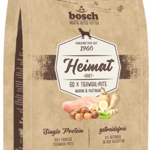 Sonderaktion bosch Heimat Adult frische Tierwohl-Pute 1 Kilogramm Hundetrockenfutter