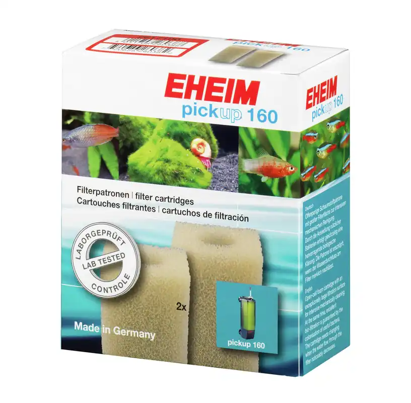 Super-Preis Sparpaket 2 x 2 Stück Eheim pickup 160 Filterpatronen Aquarium Filtermedium