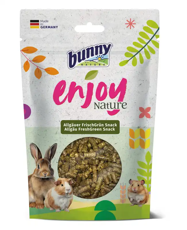 Markenprodukt Bunny EnjoyNature Allgäuer FrischGrün Snack 200 g