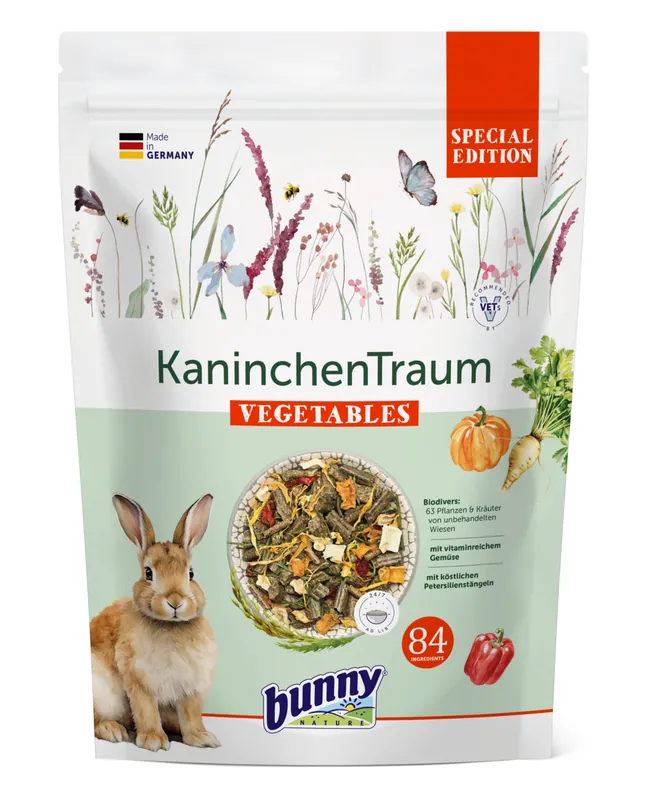 Heißes Angebot Bunny KaninchenTraum Special Edition VEGETABLES 1,5 kg