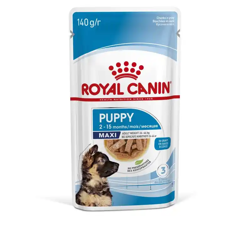 Neue Kollektion ROYAL CANIN Maxi Puppy in Soße 140 g
