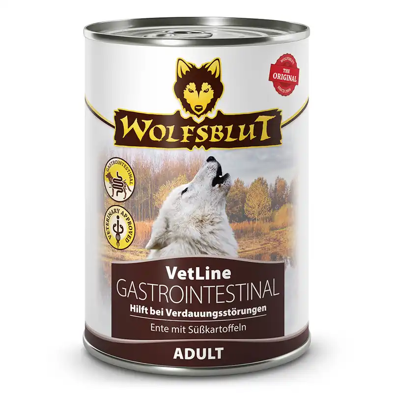 Sparpaket 24 x 395 g Wolfsblut VetLine DS Gastrointestinal Hunde Nassfutter Garantierte Lieferung