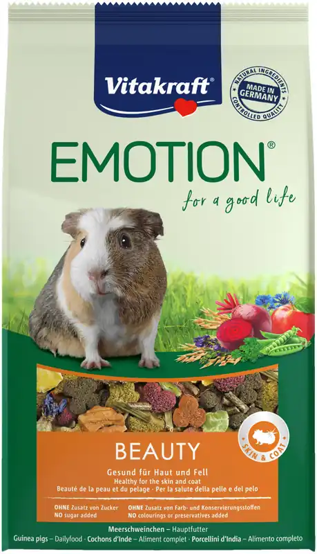 Beliebt Vitakraft Emotion Beauty Adult Meerschweinchen 600 g