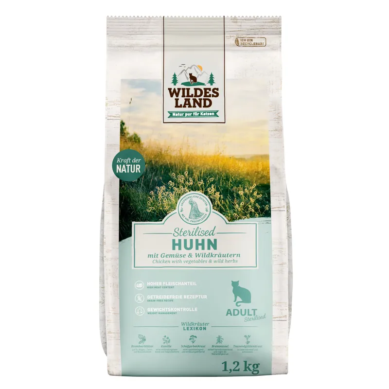 Angebot WILDES LAND Sterilised Huhn 1,2 kg