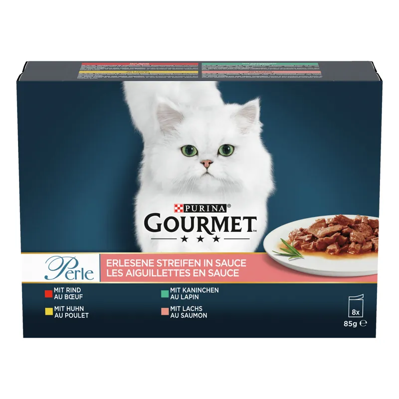 Heißes Angebot Gourmet Perle 8 x 85g Multipack Katzenfutter