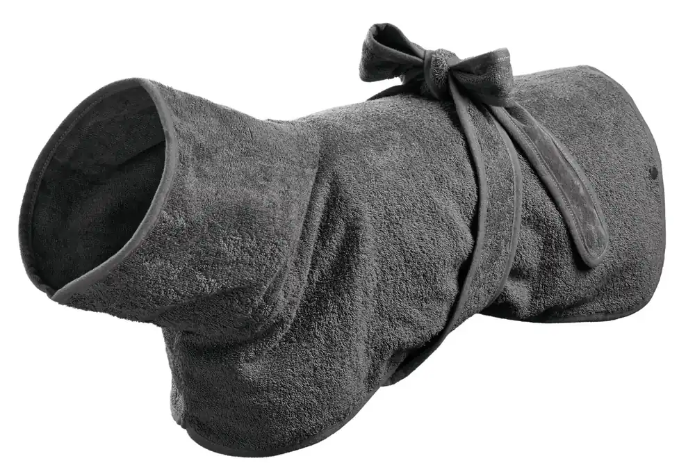 Must-Have HUNTER Bademantel Riga 40 grau