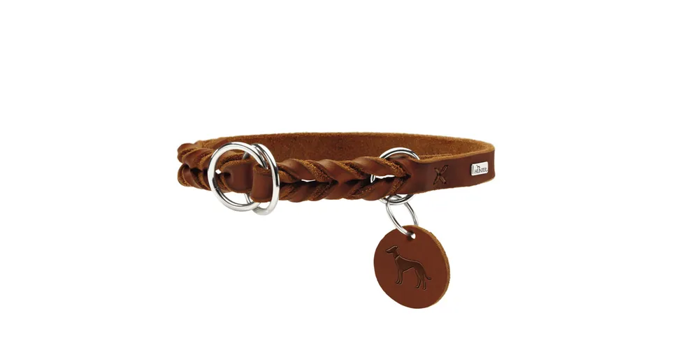 Top-Angebot HUNTER Dressurhalsband Solid Education cognac 50 Leder