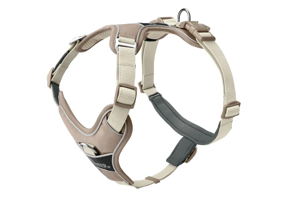 Jetzt Kaufen HUNTER Geschirr Divo Up 79-107/L-XL taupe