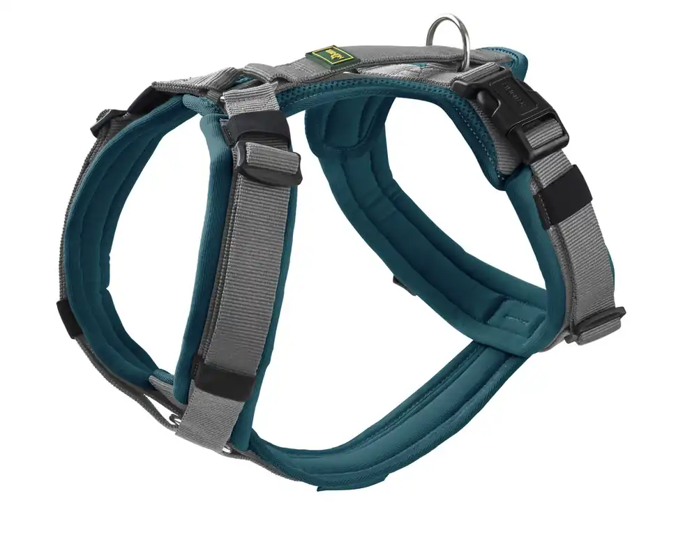 HUNTER Geschirr Maldon Up 53-71/M petrol/grau Top-Angebot