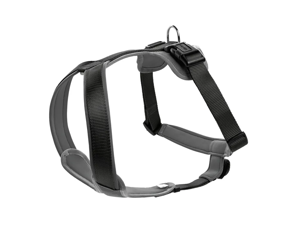 Must-Have HUNTER Geschirr Neopren XXL 25 mm schwarz/neopren grau