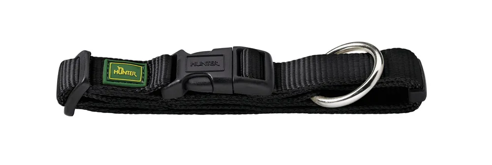 HUNTER Halsung Nylon Vario Plus M 2 cm 35-53 schwarz Neu Im Sortiment