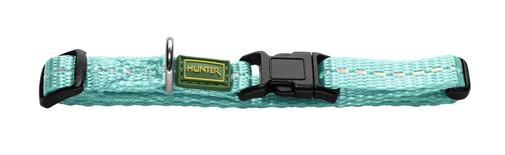 Billig HUNTER Halsung Tripoli XS-S hellblau reflektierend