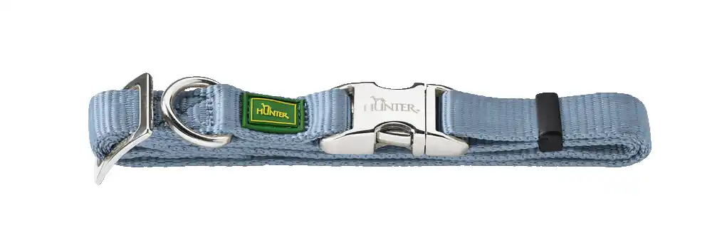 Versand Am Gleichen Tag HUNTER Halsung Vario Basic Alu-Strong 45-65/XL rauchblau