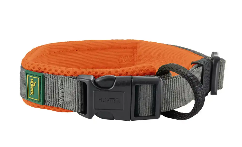 Schnäppchen HUNTER Halsung Vario Basic Maldon 25-35/S orange/grau