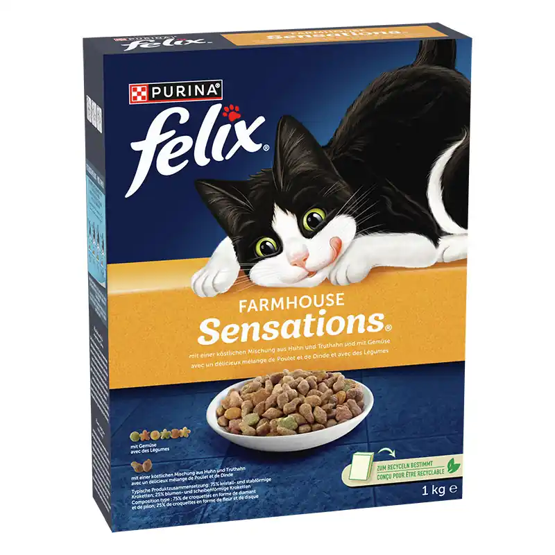 Billig Felix Meaty Sensations Huhn,Truthahn 1 kg
