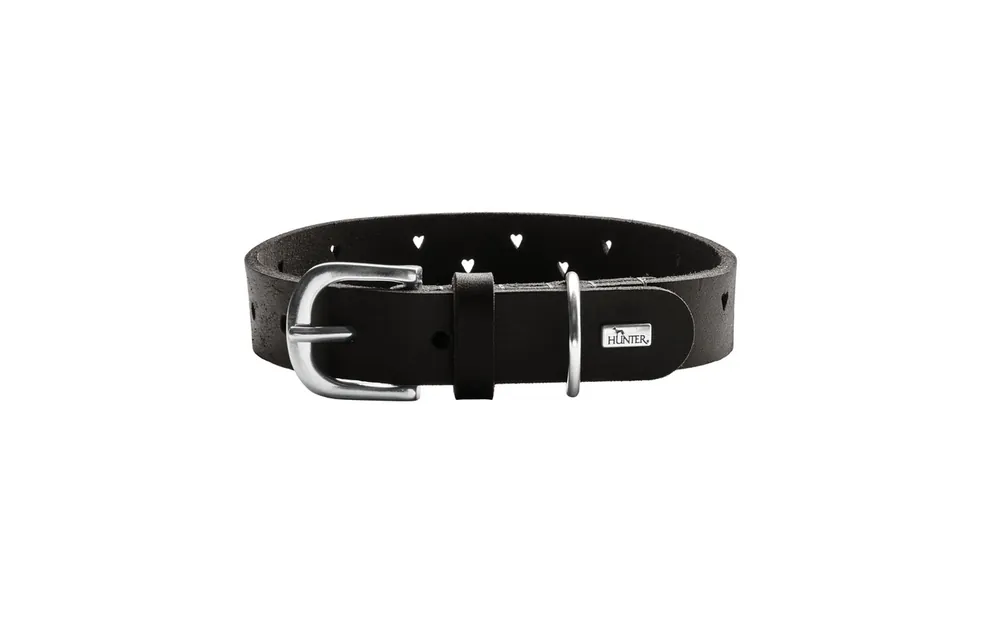 HUNTER Halsband Aalborg Soul XS-S 35 Leder schwarz Rabatt