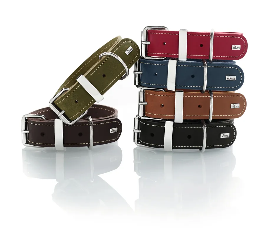 HUNTER Halsband Aalborg Special L-XL 70 Leder cognac Expressversand