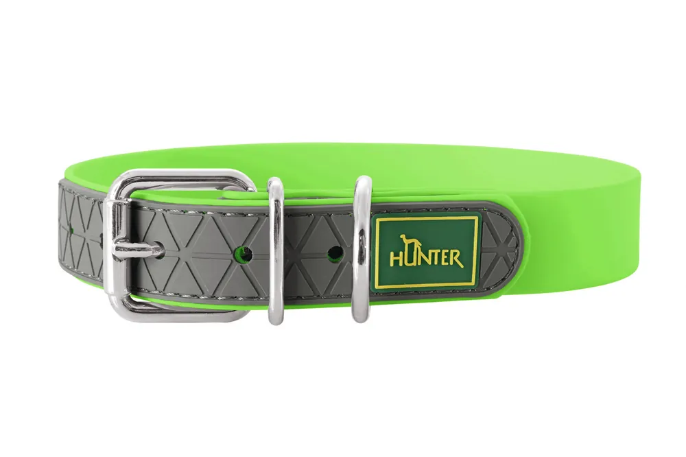 Echt HUNTER Halsband Convenience 2,5 cm 47-55 apfelgrünün