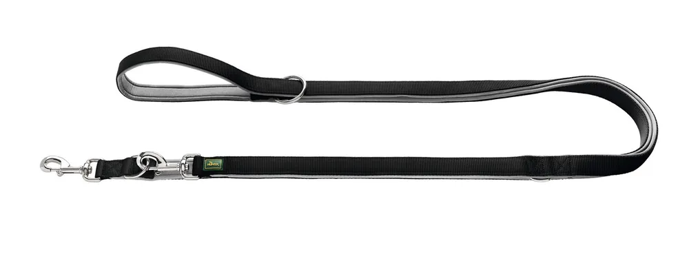 Angebot HUNTER Verstellbare Führleine Neopren 15/200 schwarz/grau