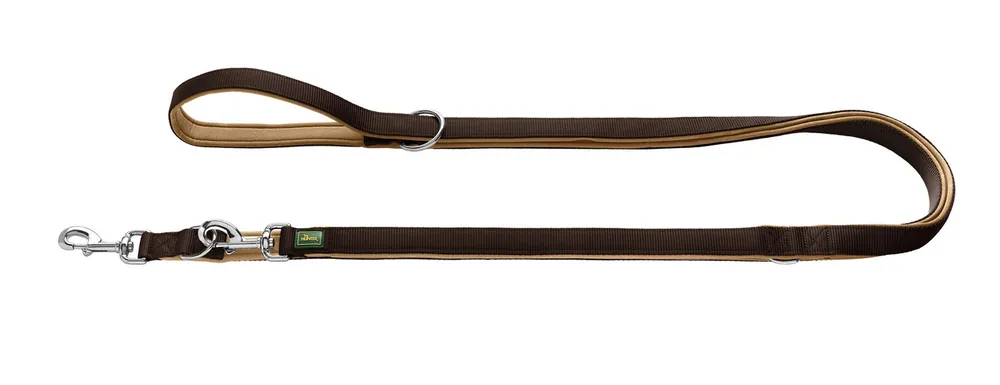 Top-Seller HUNTER Verstellbare Führleine Neopren 10/200 braun/karamell