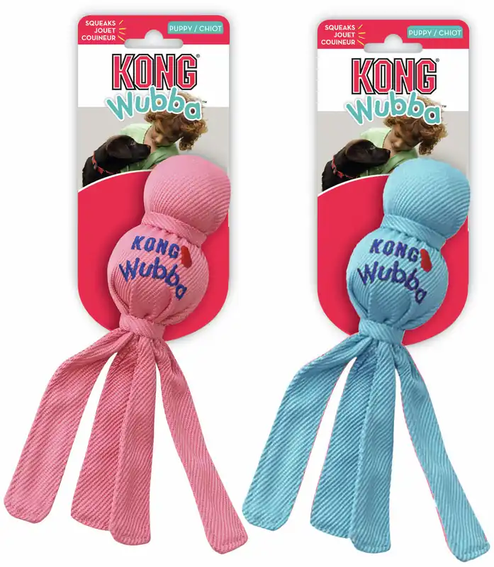 Top-Angebot KONG Wubba Puppy rosa Hundespielzeug