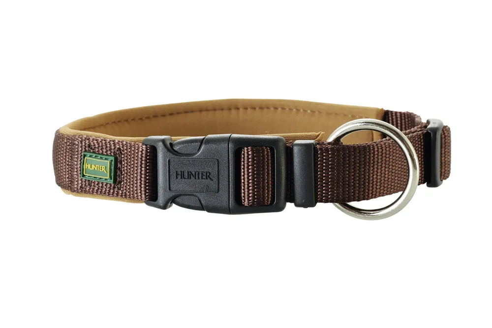 Neue Kollektion HUNTER Halsband Neopren Vario Plus S 2 cm 30-35 braun/caramell