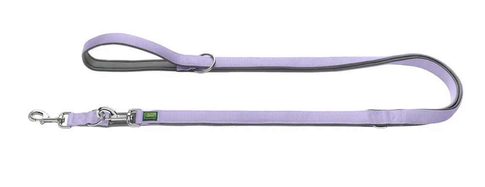 Super-Preis HUNTER Verstellbare Führleine Neopren 20/200 lavendel/grau