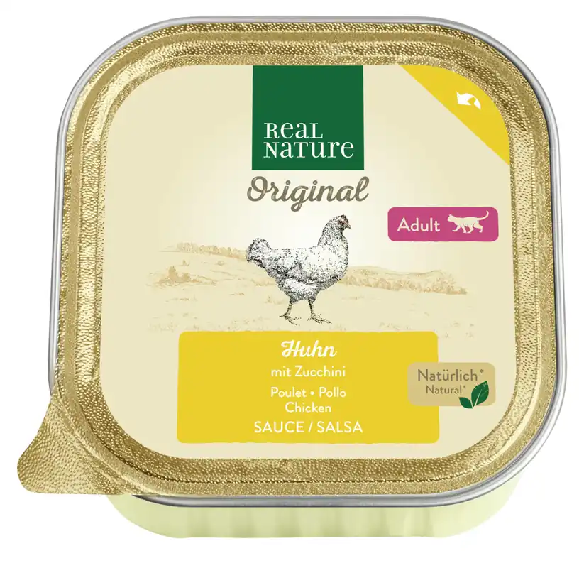Jetzt Kaufen REAL NATURE Ragout Huhn mit Zucchini 100 g