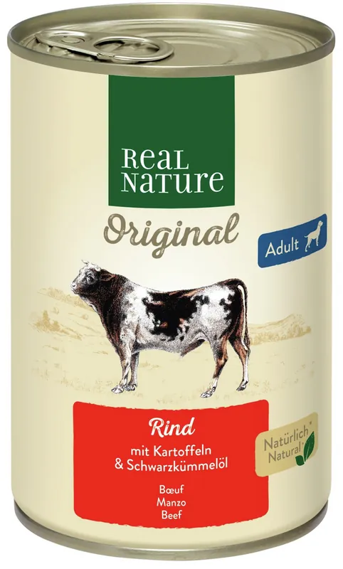 Letzte Chance REAL NATURE Rind mit Kartoffeln 400 g