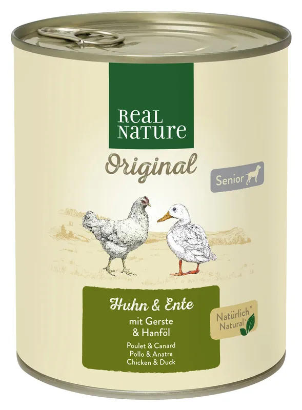 REAL NATURE Senior Huhn und Ente 800 g Markenprodukt