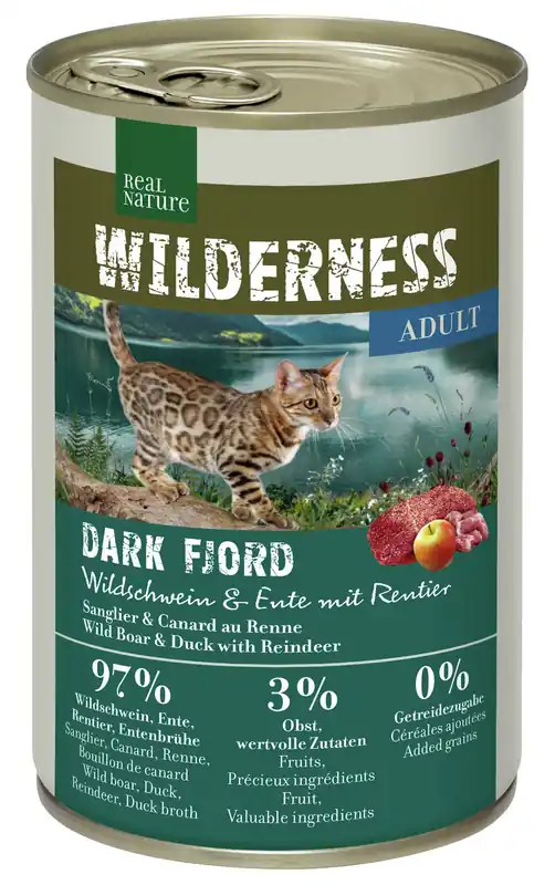 Nur Heute REAL NATURE WILDERNESS Adult Dark Fjord 400 g