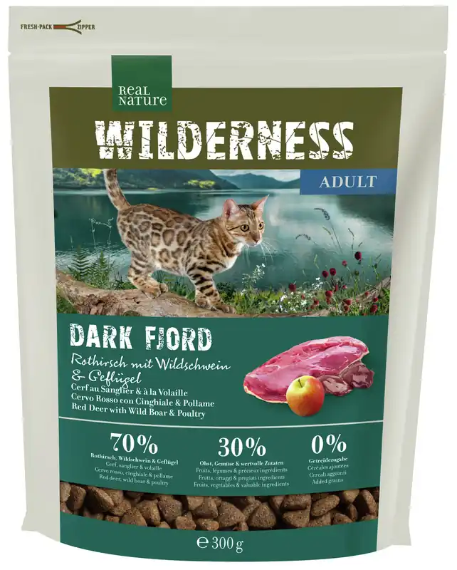 REAL NATURE WILDERNESS Adult Dark Fjord 300 g Rabatt