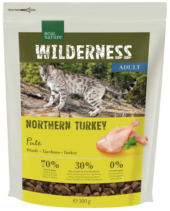 Ausverkauf REAL NATURE WILDERNESS Adult Northern Turkey 300 g