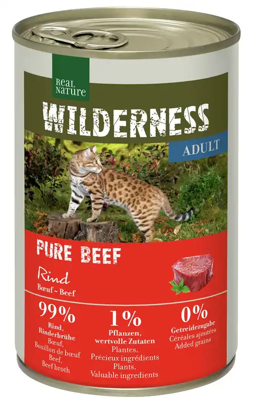 REAL NATURE WILDERNESS Adult Pure Beef 400 g Aktuell